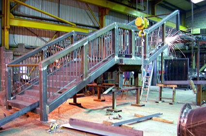 photo of steel work completed by Renoco Engineering Ltd